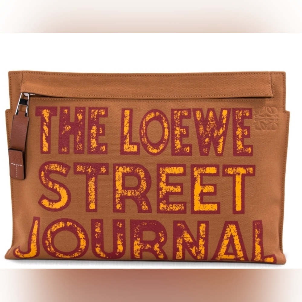Loewe Canvas & Leather Clutch - Picture 2 of 6